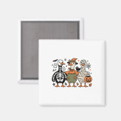 Aimant Drôle Éffrayant Halloween Ghost Treat or (Recto/Verso)