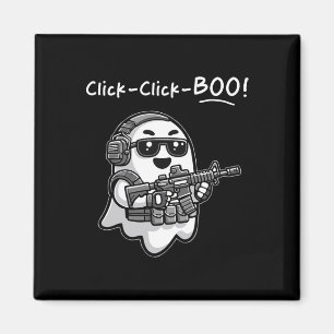Aimant Drôle Fantôme tactique Cliquez sur Boo Halloween V