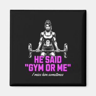 Aimant Drôle Femme Poids Levant Bodybuilding Saying Graph