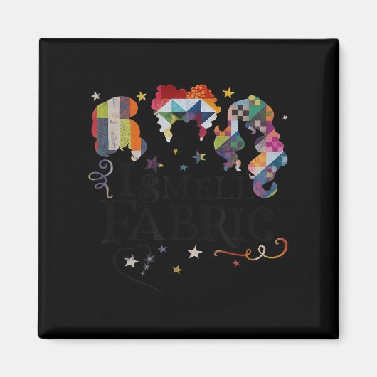 Aimant Drôle Femme Quilter Quilter Eau Coudre Je Sens (Devant)