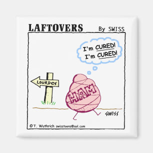 Aimant Drôle Foi Soigner Cartoon Athiest Humour Agnostiqu