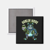 Aimant Drôle Goblin Mode Lazy Troll Slobbin Antisocial (Recto/Verso)