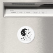 Aimant Drôle Halloween Boo Ce Fantôme Arrive Autour (In Situ (Lave-vaisselle))