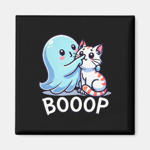 Aimant Drôle Halloween Ghost Cute Cat Boop Easy Lazy Coût