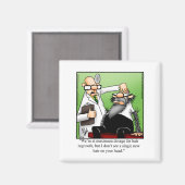 Aimant Drôle Humour de repousse de cheveux (Recto/Verso)