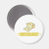 Aimant Drôle J'adore Le Fromage (Recto/Verso)