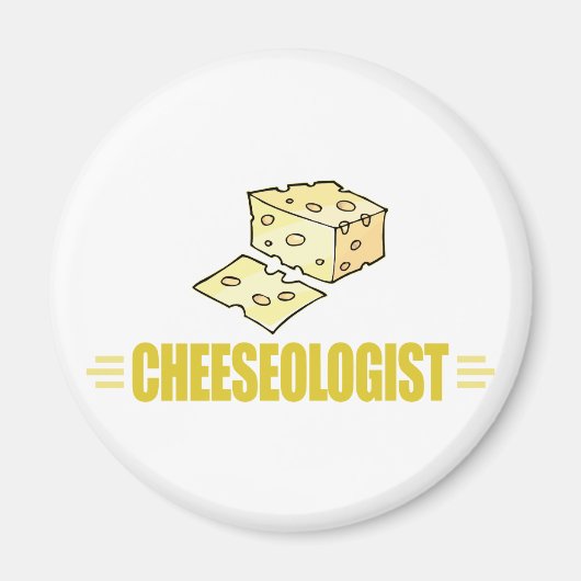 Aimant Drôle J'adore Le Fromage (Devant)