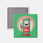 Aimant Drôle, j'ai un dessin au gaz (Recto/Verso)