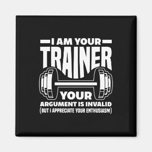 Aimant Drôle Je Suis Votre Trainer Gym Personal Trainer C