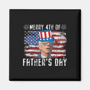 Aimant Drôle Joe Biden 4 juillet Joyeux 4ème Des Pères D