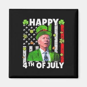 Aimant Drôle Joe Biden Happy 4 juillet Confus St Part