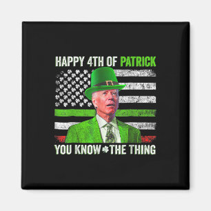 Aimant Drôle Joe Biden Happy 4 juillet Confus St Part