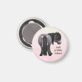 Aimant Drôle "Juste un peu en arrière" Pony Butt (Recto/Verso)