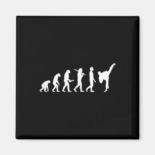 Aimant Drôle Karate Evolution Cadeau Pour Les Artistes Ma