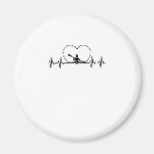 Aimant Drôle Kayaking Design Pour Hommes Femmes Paddle Bo (Devant)