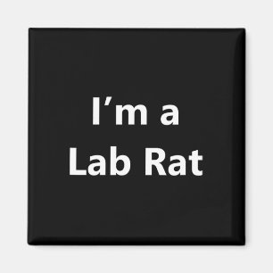 Aimant Drôle Lab Rat Halloween Costume Prétendre Minute L