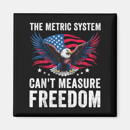 Aimant Drôle Le système métrique ne peut pas mesurer Dom (Devant)