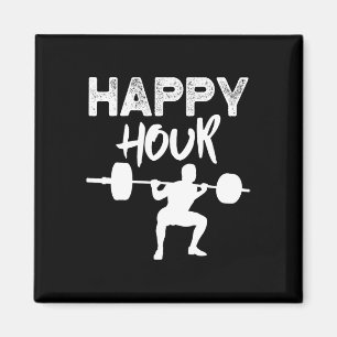 Aimant Drôle levant Jour de la Jambe Gym Happy Hour