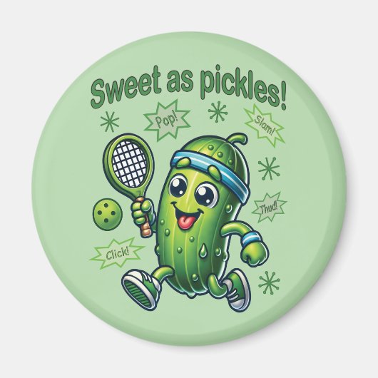 Aimant Drôle mignon sucré comme chatons Pickleball (Devant)