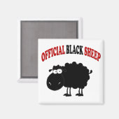 Aimant Drôle mouton noir (Recto/Verso)