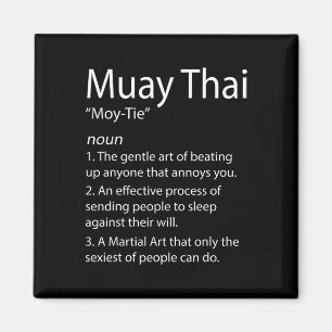 Aimant Drôle Muay Thai Et Thai Boxe - Muay Thai Defini
