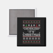Aimant Drôle Noël Chickenleigh C'est Noël 1 (Recto/Verso)