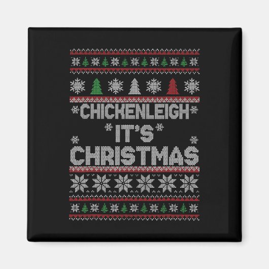 Aimant Drôle Noël Chickenleigh C'est Noël 1 (Devant)
