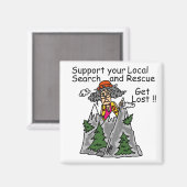 Aimant Drôle obtenez perdu (Recto/Verso)