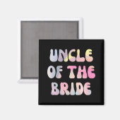 Aimant Drôle oncle Mariage De La Mariée (Recto/Verso)