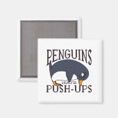 Aimant Drôle Penguin Dit (Recto/Verso)