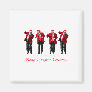 Aimant Drôle Père Noël Trump S'Est Joyeux Noël