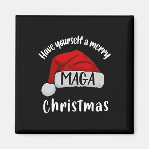 Aimant Drôle Père Noël Trump S'Est Joyeux Noël