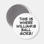 Aimant Drôle personnalisé Comic Book Golf Ball Marker (Recto/Verso)