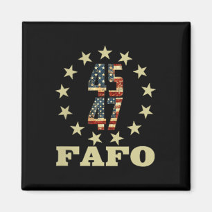 Aimant Drôle Photo Fafo Trump