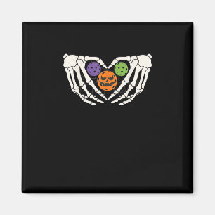 Aimant Drôle Pickle Halloween Squelette Mains Coeur Pumpk