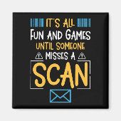 Aimant Drôle Postal Worker (Devant)