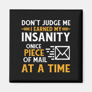 Aimant Drôle Postal Worker Mail Carrier Courrier Devis