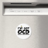 Aimant Drôle poulet OCD (In Situ (Lave-vaisselle))