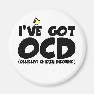 Aimant Drôle poulet OCD