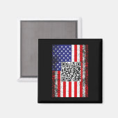 Aimant Drôle président Qr Trump Code Danse (Recto/Verso)