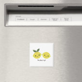 Aimant Drôle Pucker Up Lemons (In Situ (Lave-vaisselle))