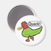 Aimant Drôle Quacking de canard (Recto/Verso)