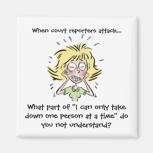 Aimant Drôle quand les reporters de la cour attaquent (Devant)