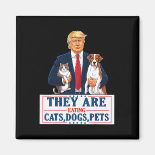 Aimant Drôle qu'ils mangent les chiens les chats les anim