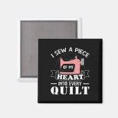 Aimant Drôle Quilters Dons (Recto/Verso)