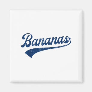 Aimant Drôle Retro Bananes Chemises mignonnes Bananes Cad