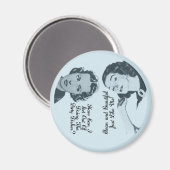 Aimant Drôle Rétro Lave-Vaisselle propre sale réversible (Recto/Verso)