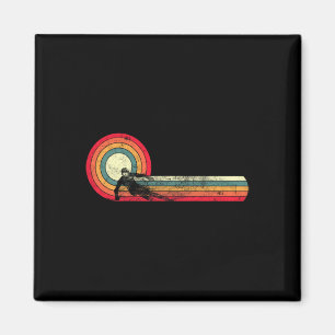 Aimant Drôle Rétro Ski Vintage 80s 90s Ski Descente Frees