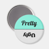 Aimant Drôle réversible Joli lave-vaisselle moche (Recto/Verso)