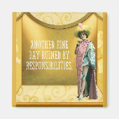 Aimant Drôle Ruiné Par Les Responsabilités (Devant)